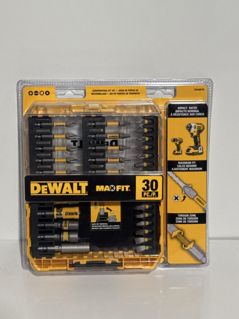 DEWALT MAXFIT 30-Piece Screwdriving Bit Set with Magnetic Sleeve – Impact Driver Ready